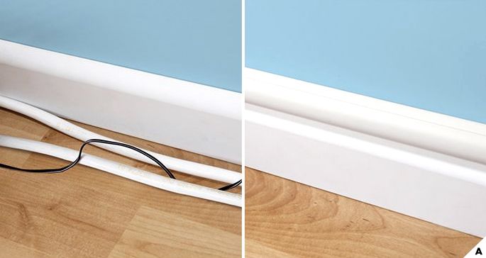 Creative Ideas: How To Hide Wires and Cords | Hide wires on wall .