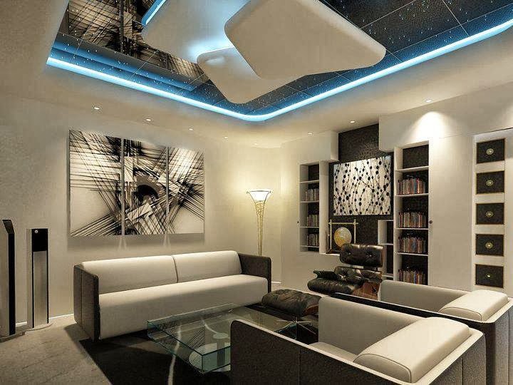 Cool Best Modern False ceiling designs for living room interior .