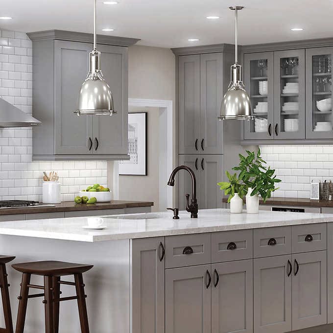 Semi-Custom Kitchen and Bath Cabinets by All Wood Cabinetry .