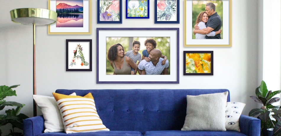 Custom Picture Frames for Living Room