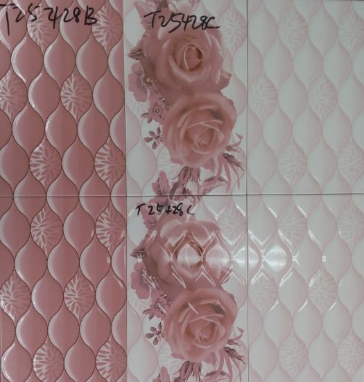 China Trending Leaf Lantern Pattern Ceramic Wall Tile for House .