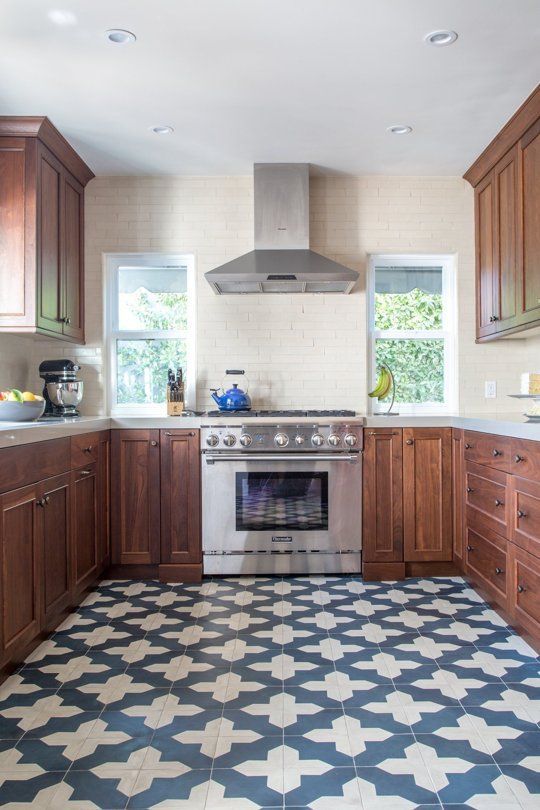 Kitchen Inspiration: Bold & Beautiful Patterned Floors in Real .