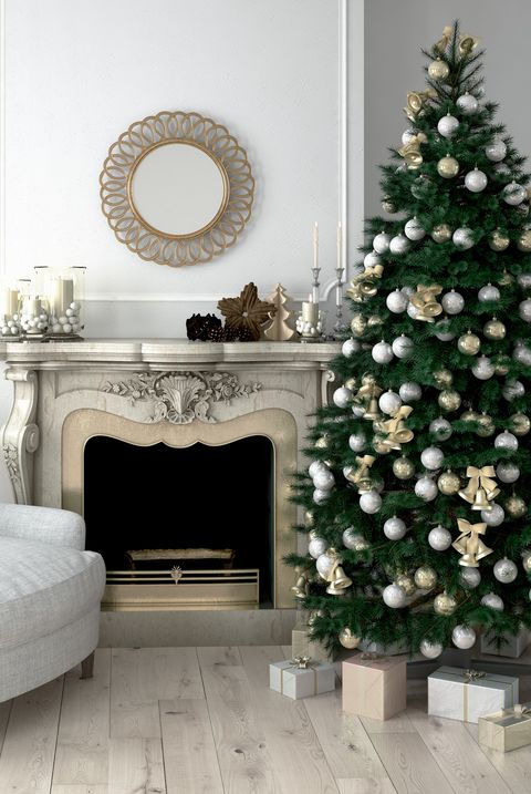 25 Stunning Christmas Living Rooms - Holiday Living Room Decor Ide