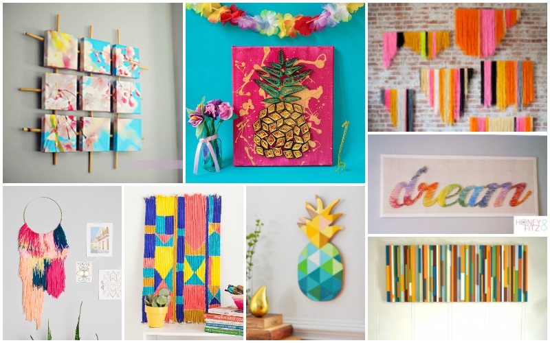 18 DIY Colorful Wall Decorations You Need To S