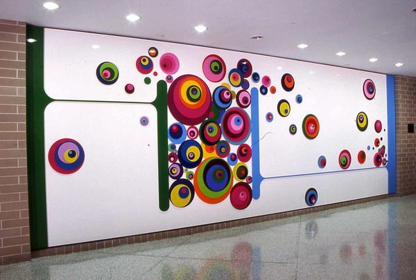 Colorful Wall Murals School Decorating Ideas | Creative wall .