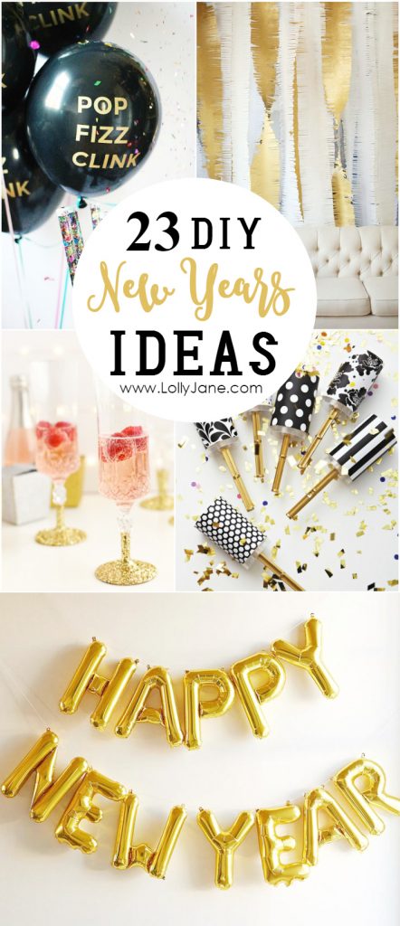 23 DIY New Years ideas - Lolly Ja