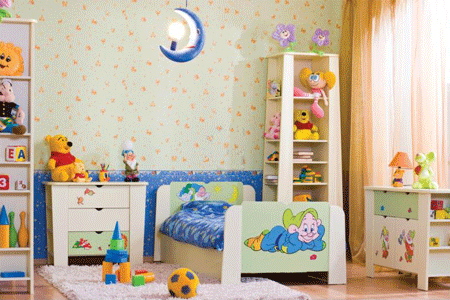 Toddler Bedroom and Playroom Design, Room Decorating Ide