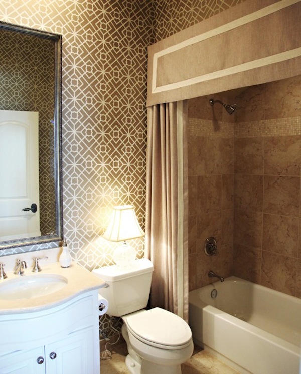 Making Your Bathroom Look Larger With Shower Curtain Ide