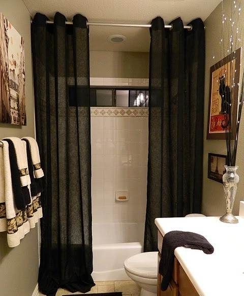 23+ Elegant Bathroom Shower Curtain Ideas, Photos, Remodel and .