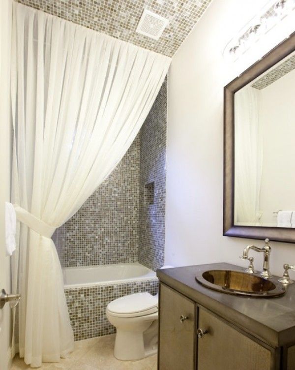 Lovable Small Bathroom Curtains Designs with Best 25 Bathroom .
