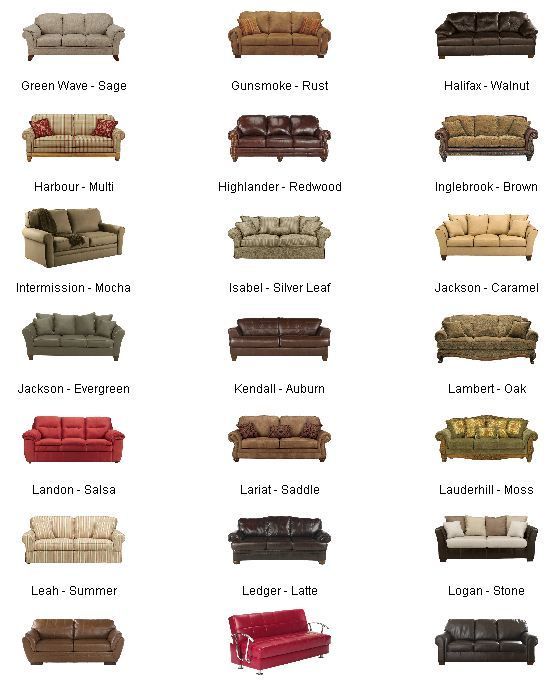 Different Sofa Styles Lovely Sofas, Names Sofa, Chairs Benches .
