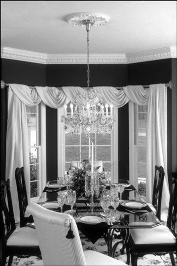 Design Tip of the Week (8.3.09): Curtain Call | Dining room .