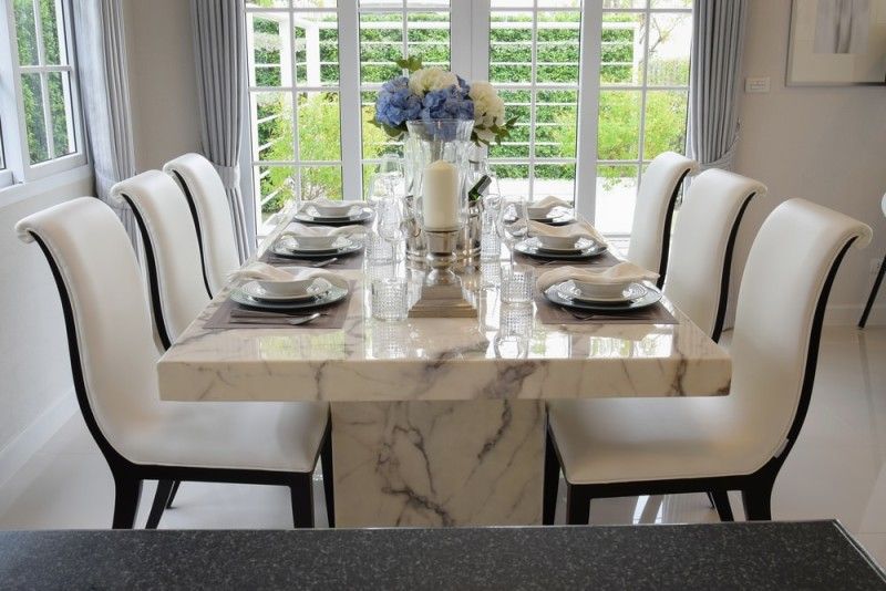 27 Modern Dining Table Setting Ideas | Modern dining table, Luxury .
