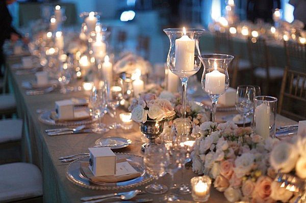 The Party Table | Dinner party table, Table centerpieces, Candle .