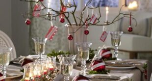 Ideas to decorate your Christmas dinner table | Christmas table .