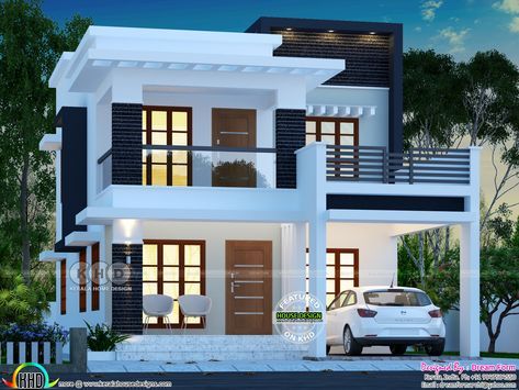 ₹25 lakhs cost estimated double storied home | Duplex house .