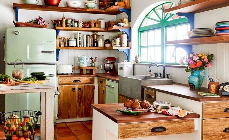 34+ inspirational Eclectic Kitchen Design Ideas | Eclectic kitchen .