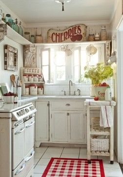 Small kitchen design | Eclectic kitchen, Shabby chic kitchen .