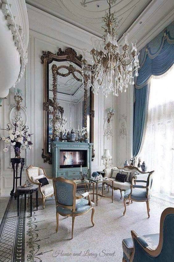 stunning and elegant living | French country decorating living .