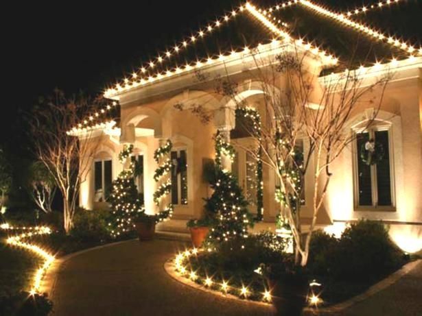 Decoration Christmas Light Ideas Outdoor Cheap Landscaping Ideas .