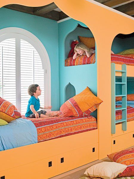 Shared bedrooms - decorating ideas for boys and girls | Kids room .