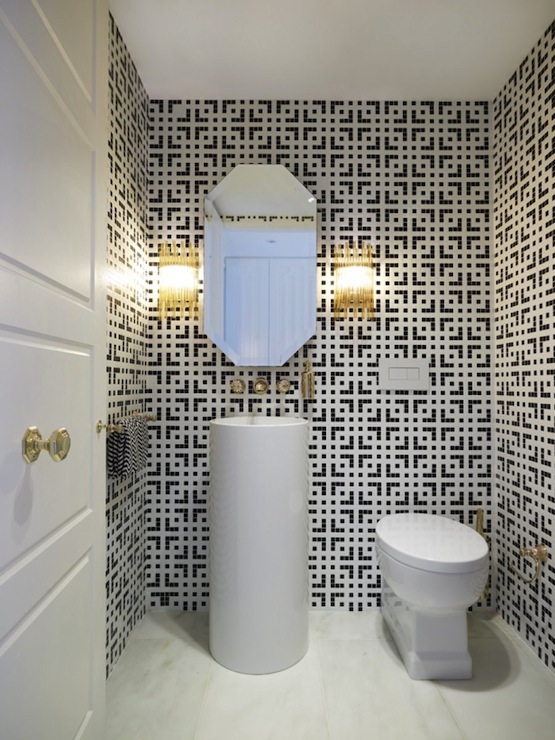 Geometric Bathroom Tiles - Contemporary - bathroom - Greg Nata