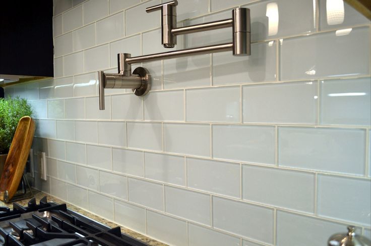 clear frosted glass subway tile backsplash - Google Search | Glass .