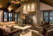 46 Stunning Rustic Living Room Design Ideas | Rustic living room .