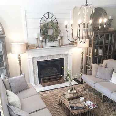 65 Gorgeous Rustic Farmhouse Living Room Design and Decor Ideas .