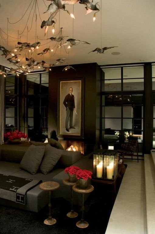 25 Modern Gothic Living Room Design And Decorating Ideas | Gothic .