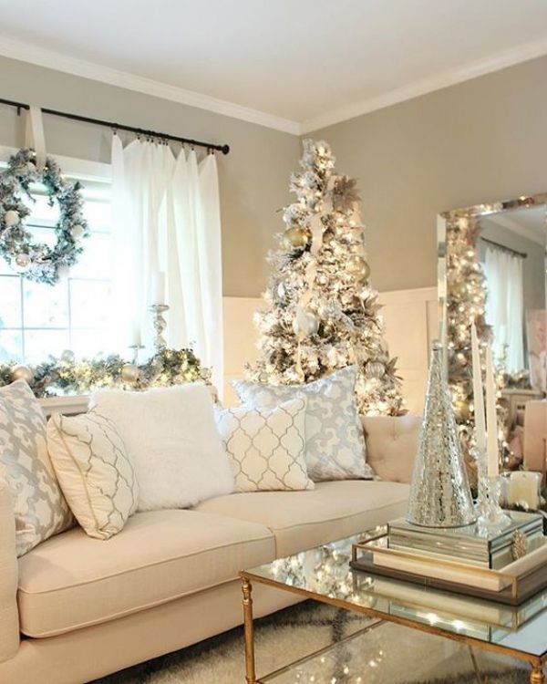 7 White Christmas home decorations - http://amzn.to/2fZBArm .
