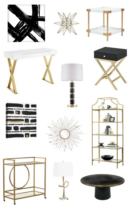 Black White & Gold Target Finds to Decorate Your Home — Whittaker .