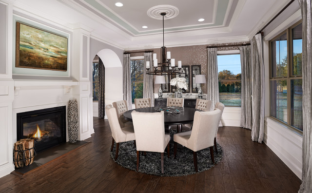 Model Home Interiors - Transitional - Dining Room - Orlando - by .
