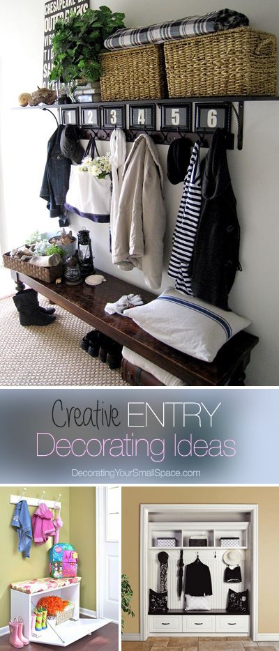 Small Entry? Great Ideas | Home deco, Home, Home projec