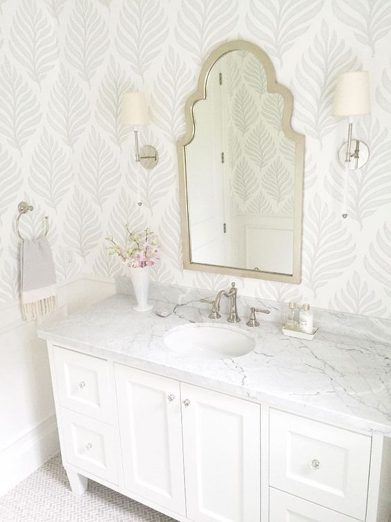 15 Incredible Bathroom Design Ideas | Bathroom wallpaper beach .