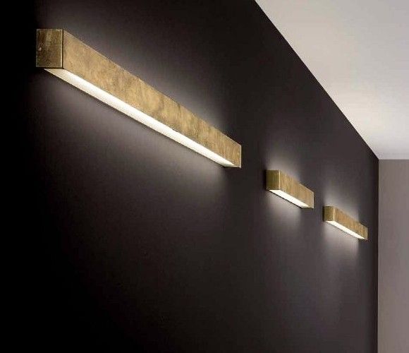 wide DIY-friendly box sconces for indirect lighting (would work .