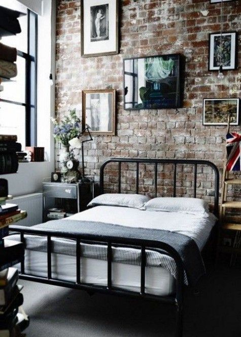 31 Trendy Industrial Bedroom Design Ideas | Home bedroom, Home .