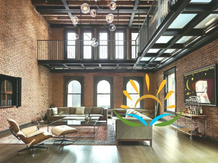 Industrial style penthouse in TriBeCa Modern Industrial: 1890's .