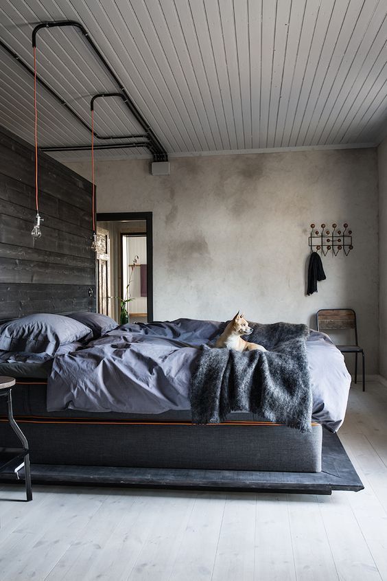 25 Stylish Industrial Bedroom Design Ideas | Industrial style .