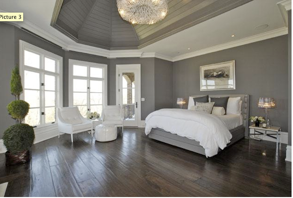 Beautiful Bedrooms: 50 Shades of Grey - Colorblocked Grey and .