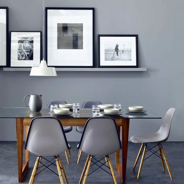 30 interior design ideas for wall paint in shades of gray – trendy .