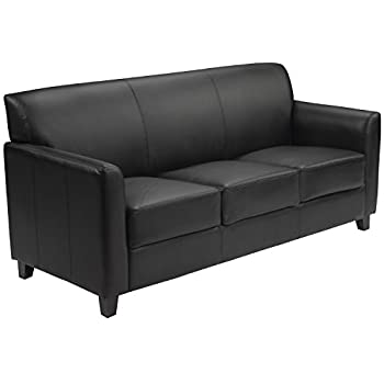 Amazon.com: Flash Furniture HERCULES Diplomat Series Black Leather .