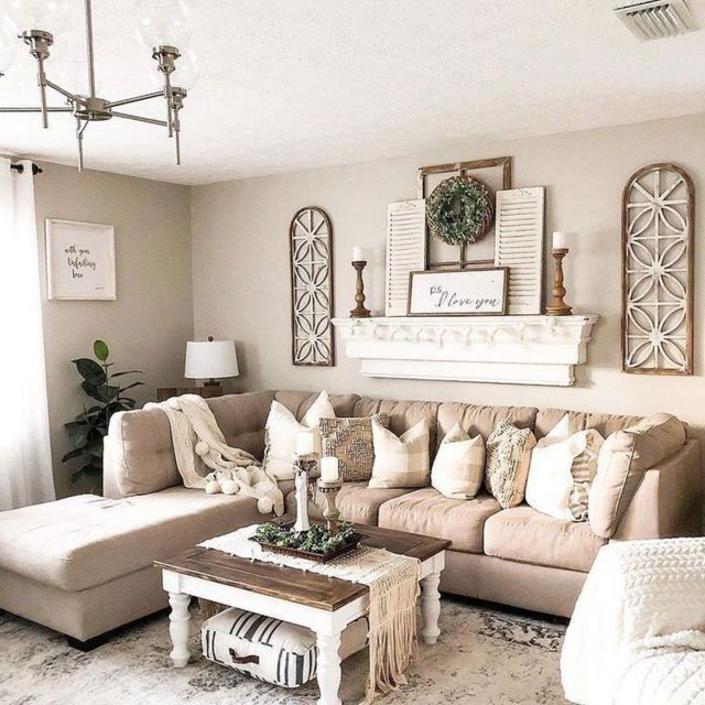 Top 10+ Fabulous Farmhouse Living Room Decorations For Cozy Your .