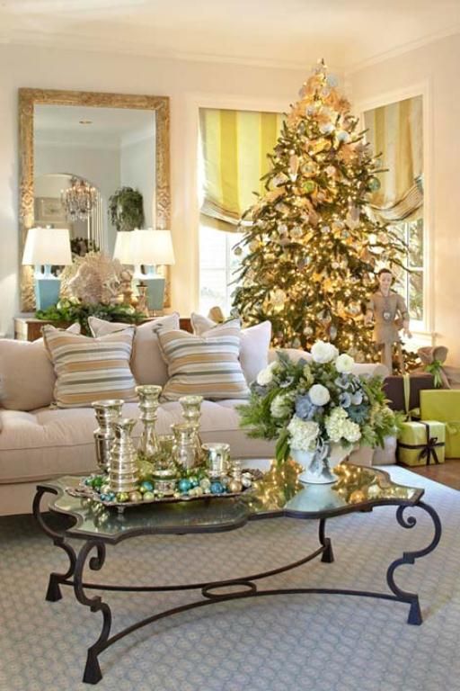 30 Christmas Decoration For Living Room Inspirations - Flaws
