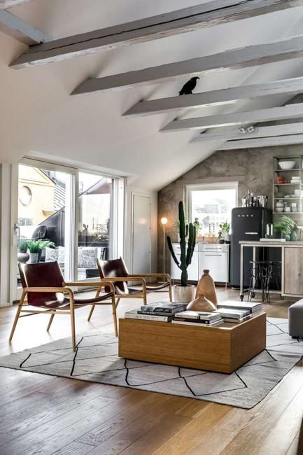Beautiful Loft Design Celebrating Bright Home Interiors in .