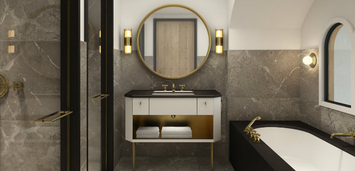 10 Luxury Bathroom Ideas by Well-Known Interior Designe