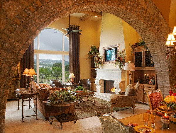 20 Luxurious Design of a Mediterranean Living Room | Home Design Lov