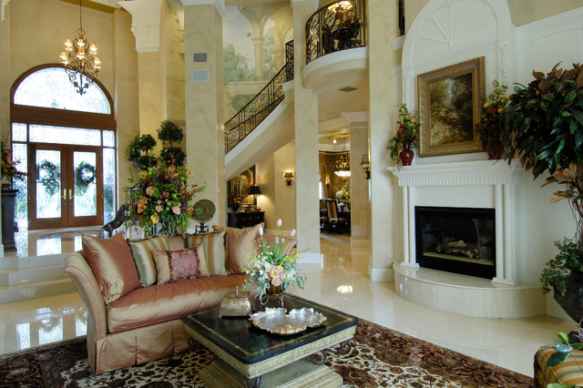 Tuscan Style Home - Mediterranean - Living Room - Tampa - by Decor .