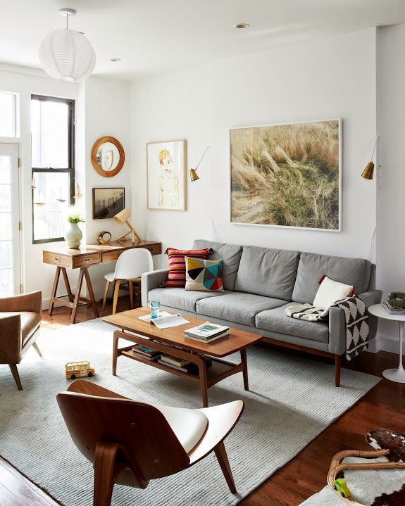 Mid Century Living Room Design Ideas