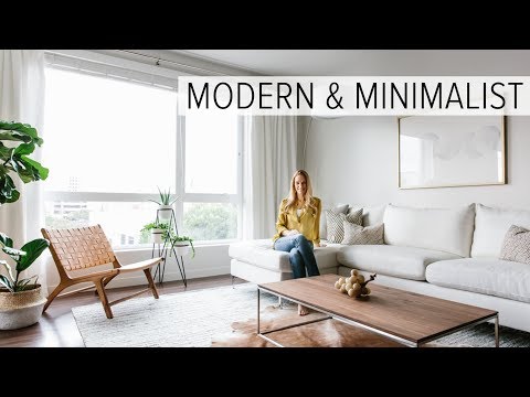 APARTMENT TOUR | my modern & minimalist living room tour - YouTu